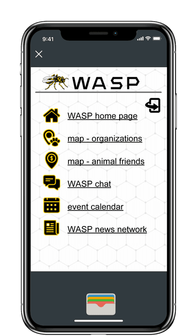 WASP Card - retro